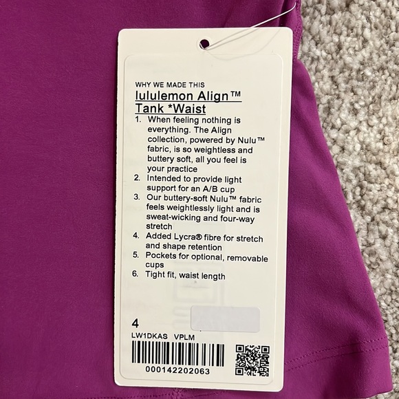 Lululemon align tank - Picture 2 of 4